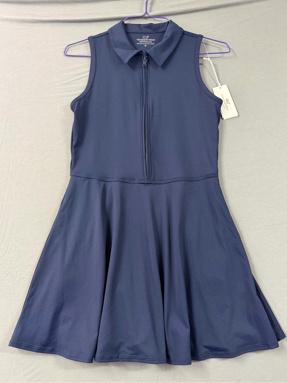 Vineyard Vines Performance Polo Dress Navy M NWT $158